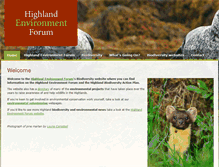 Tablet Screenshot of highlandbiodiversity.com
